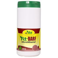 Produktbild von cdVet Fit-Barf MicroMineral Pulver Vegan Nahrungsergänzung für Hunde und Katzen ohne tierisches Protein 1000g