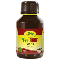 Produktbild von cdVet FIT-BARF Öl D3 mit Hanf und Kabeljau kaltgepresst für Hunde 100 ml - 100 ml