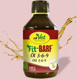 cdVet Fit-BARF Öl 3-6-9 für Hunde und Katzen zur Unterstützung von Haut, Fell, Gelenken und Immunsystem 500 ml - 500 ml – Bild 1 von 7
