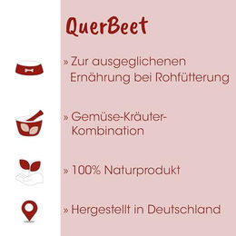 cdVet Fit-BARF QuerBeet Gemüse und Obst Pulver 640g vegan und getreidefrei für Hunde - 640 g – Bild 1 von 6