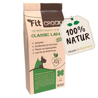 Produktbild von cdVet Fit-Crock Classic Lamm Maxi Hundefutter kaltgepresstes Trockenfutter glutenfrei hypoallergen 10 kg - 10 kg