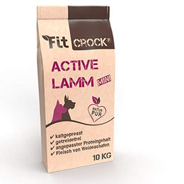 cdVet Fit-Crock Hundefutter trocken Active Lamm Mini getreidefrei kaltgepresst 10 kg - 10 kg – Bild 1 von 2