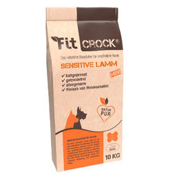 cdVet Fit-Crock Sensitive Lamm Mini Hund Diätfutter Getreidefrei 10 kg - 10 kg – Bild 1 von 1
