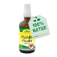 Produktbild von cdVet FlohEx Repellent Spray 100 ml mit ätherischen Ölen gegen Flöhe und Insekten - 100 ml