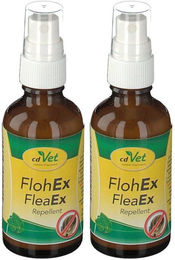 cdVet FlohEx Spray gegen Flöhe, Milben und Zecken für alle Tiergrößen und Altersstufen 50 ml – Bild 1 von 2