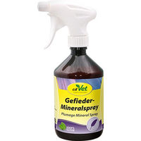 Produktbild von cdVet Gefieder Mineralspray für Vögel mit Aloe Vera und Teebaumöl 500 ml - 500 ml