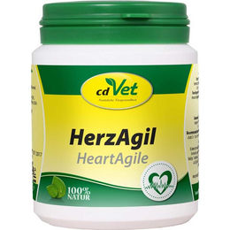 cdVet HerzAgil Nahrungsergänzung Pulver zur Unterstützung des Herz-Kreislauf-Systems für Hunde und Katzen 70 g - 70 g – Bild 1 von 8