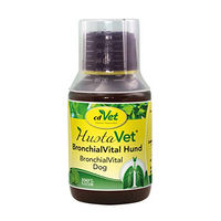 Produktbild von cdVet HustaVet BronchialVital flüssiges Ergänzungsfuttermittel zur Unterstützung der Atemwege und des Immunsystems für Hunde und Katzen 100 ml - 100 ml