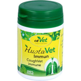 cdVet HustaVet Immun Pulver zur Unterstützung der Atemwege und des Immunsystems für Hunde, Katzen und Pferde 30 g - 30 g – Bild 1 von 10