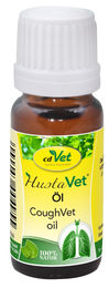 cdVet HustaVet Öl 500 ml mit hochwertigen Kräuterölen vegan und ohne tierisches Protein - 10 ml – Bild 1 von 4