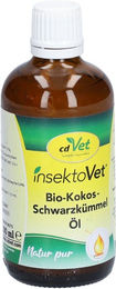 cdVet insektoVet Bio Kokos-Schwarzkümmel Öl - 100 ml – Bild 1 von 6