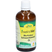 Produktbild von cdVet insektoVet Bio Kokos-Schwarzkümmel Öl - 100 ml