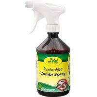 Produktbild von cdVet insektoVet Combi Spray zur Parasitenabwehr gegen Flöhe und Zecken für Hunde, Katzen und Pferde 500 ml - 500 ml