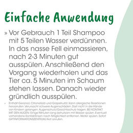 cdVet insektoVet Shampoo Insektenschutz für Hund und Katze gegen Flöhe und Milben 1000 ml - 1000 ml – Bild 1 von 2