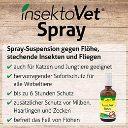 cdVet insektoVet Spray zum Schutz vor Flöhen, Milben und Zecken für Hunde und Katzen 10 Liter - 10 l – Bild 1 von 3