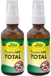Produktbild von cdVet insektoVet TOTAL Repellent Spray gegen Flöhe und Zecken für Jungtiere 100 ml