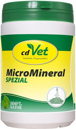 Produktbild von cdVet MicroMineral SPEZIAL Bio Nahrungsergänzung Pulver für Magen-Darm und Muskelaufbau 1000g