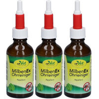 Produktbild von cdVet MilbenEx Ohrenreiniger gegen Ohrmilben für alle Altersstufen 50 ml