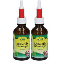 Produktbild von cdVet MilbenEx Ohrreiniger Spray gegen Ohrmilben für alle Altersstufen