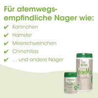 Produktbild von cdVet Nager AtemMix getrocknete Kräuter für Kaninchen und Meerschweinchen 300 g - 300 g