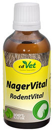 cdVet NagerVital Nahrungsergänzung für Kaninchen und Meerschweinchen zur Unterstützung der Leber- und Nierenfunktion 50 ml - 50 ml – Bild 1 von 4