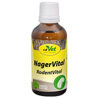 Produktbild von cdVet NagerVital Nahrungsergänzung für Kaninchen und Meerschweinchen zur Unterstützung der Leber- und Nierenfunktion 50 ml - 50 ml
