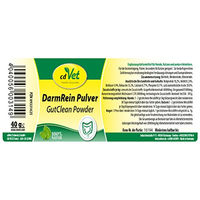 Produktbild von cdVet Naturprodukte DarmRein Pulver zur Unterstützung der Verdauung und des Immunsystems für Hund und Katze 40 g - 40 g