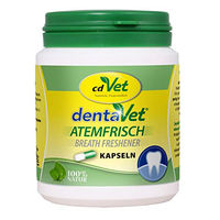 Produktbild von cdVet Naturprodukte dentaVet Atemfrisch Zahnpflege Nahrungsergänzung 100 Kapseln