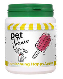 cdVet petGelato HappyApple Eismischung für Hunde und Katzen mit Molkenprotein und Elektrolyten 132g - 132 g – Bild 1 von 2