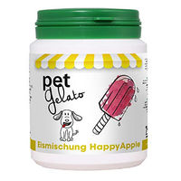 Produktbild von cdVet petGelato HappyApple Eismischung für Hunde und Katzen mit Molkenprotein und Elektrolyten 132g - 132 g