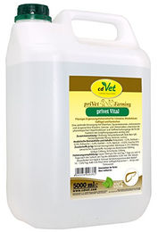 cdVet privet Vital flüssiges Ergänzungsfuttermittel für Esel, Geflügel und Kaninchen zur Unterstützung von Immunsystem und Verdauung 5 Liter - 5 l – Bild 1 von 2
