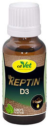 cdVet REPTIN D3 für Reptilien mit Omega-3-Fettsäuren und Vitamin D aus 100% Dorschlebertran 20 ml - 20 ml – Bild 1 von 5