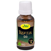 Produktbild von cdVet REPTIN D3 für Reptilien mit Omega-3-Fettsäuren und Vitamin D aus 100% Dorschlebertran 20 ml - 20 ml