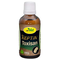 Produktbild von cdVet REPTIN Toxisan zur Unterstützung von Reptilien wie Schlangen, Echsen und Schildkröten 10ml - 10 ml