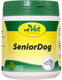 cdVet SeniorDog Nahrungsergänzung für Senioren-Hunde mit Vitaminen als Pulver 70 g - 70 g – Bild 1 von 8