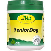 Produktbild von cdVet SeniorDog Nahrungsergänzung für Senioren-Hunde mit Vitaminen als Pulver 70 g - 70 g