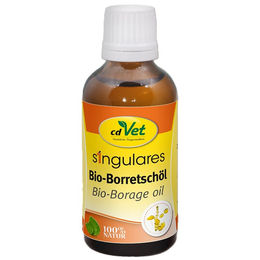 cdVet Singulares Bio-Borretschöl 50 ml für Hunde und Katzen zur Unterstützung von Haut und Fell - 50 ml – Bild 1 von 4