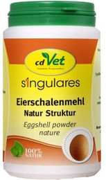 cdVet Singulares Eierschalenmehl Natur Struktur Calciumquelle für Hund und Katze 350 g - 350 g – Bild 1 von 5