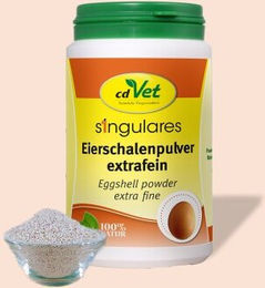 cdVet Singulares Eierschalenpulver extrafein 300g Natürliche Kalziumquelle für Hunde und Katzen - 300 g – Bild 1 von 3