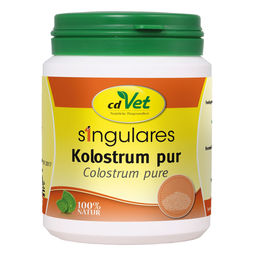 cdVet Singulares Kolostrum pur Pulver zur Unterstützung des Immunsystems für Hunde Katzen und Pferde 250 g - 250 g – Bild 1 von 3