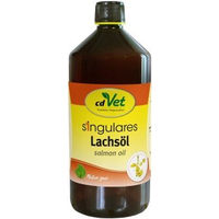 Produktbild von cdVet Singulares Lachsöl 1L für Hunde und Katzen – Monoprotein, Omega-3-Fettsäuren für Haut und Fell