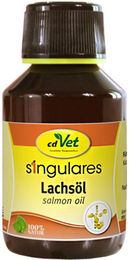 cdVet Singulares Lachsöl Monoprotein Nahrungsergänzung für Hunde und Katzen 250 ml - 250 ml – Bild 1 von 4