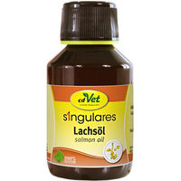 Produktbild von cdVet Singulares Lachsöl Monoprotein Nahrungsergänzung für Hunde und Katzen 250 ml - 250 ml