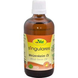 cdVet Singulares Weizenkeimöl 100 ml kaltgepresst vegan für Haut und Fell - 100 ml – Bild 1 von 4