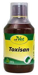 cdVet Toxisan Ergänzungsfuttermittel für Hunde und Katzen zur Unterstützung von Leber und Nieren 250 ml - 250 ml – Bild 1 von 3