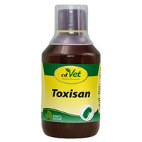 Produktbild von cdVet Toxisan Ergänzungsfuttermittel für Hunde und Katzen zur Unterstützung von Leber und Nieren 250 ml - 250 ml