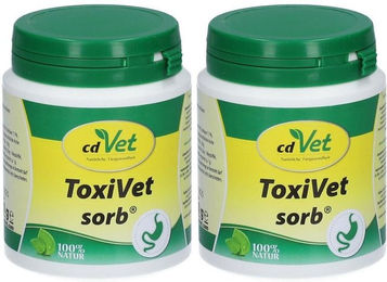 cdVet ToxiVet sorb Pulver zur Unterstützung von Magen-Darm und Verdauung 300g – Bild 1 von 1