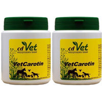 Produktbild von cdVet VetCarotin Granulat für Hunde und Katzen mit Vitaminen und Mineralien 180g