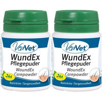 Produktbild von cdVet WundEx Pflegepuder aus Naturmaterialien in Weiß