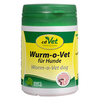 Produktbild von cdVet Wurm-o-Vet Magen-Darm Pulver für Hunde 25 g